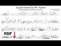 RH Factor Liquid Street Tenor Sax Transcription - Keith Anderson