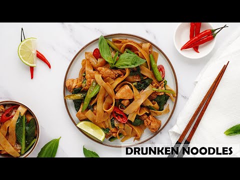Thai Drunken Noodles Recipe (Pad Kee Mao)