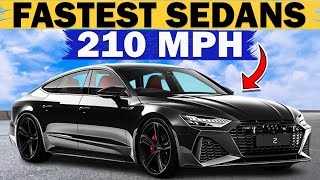 Top 20 Fastest Sedans Worldwide That Outrun Supercars