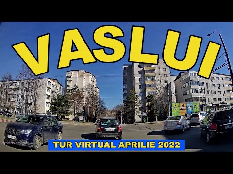 Orasul VASLUI traseu Depozite Dixman - Donici - Piata Centrala - Independenta - Varianta - Bazar