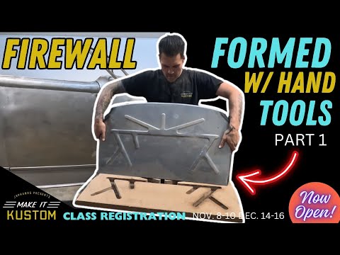 MAKING a Wood HAMMER Formed Firewall - BEADROLLING Can't Do THIS!