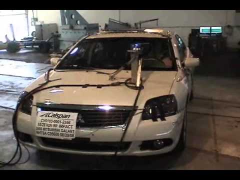 06503 2009 MITSUBISHI GALANT 55/28 MPH NHTSA SIDE IMPACT