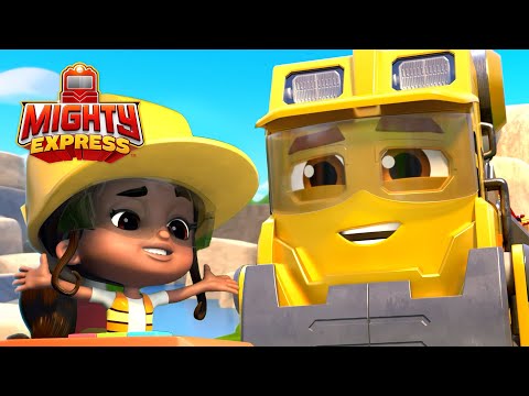 Build-It Brock Plans His Tower 🗼| Mighty Express Clips | Cartoons for Kids