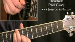 How To Play David Crosby Song With No Words (intro only)