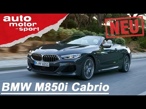 BMW M850i xDrive Cabrio (2019):  Sport trifft auf Speck - Review/Fahrbericht | auto motor &sport