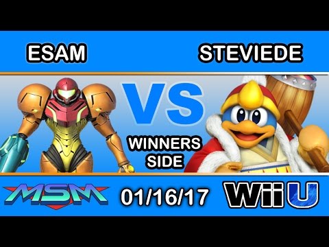 MSM 81 - PG | ESAM (Samus) Vs. StevieDe (King Dedede) Winners Side - Smash Wii U