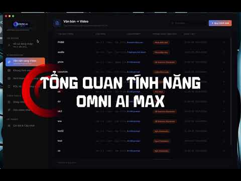 OMNI AI MAX Demo Video
