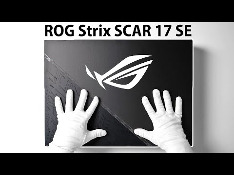 ROG Strix SCAR 17 SE Gaming Laptop Unboxing (RTX 3080 Ti + Intel Core i9-12950HX)