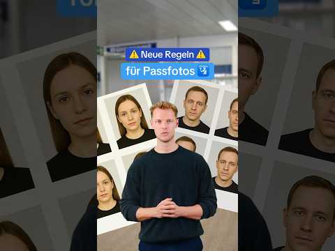 Das sind die neuen Regeln für Passfotos ab Mai 2025! ✈️⚠️