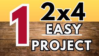 DIY Rustic Woodworking Product: The Ultimate 2x4 Beginner Project