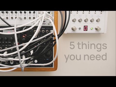 5 Things You Need to Build Your Own Modular Synth