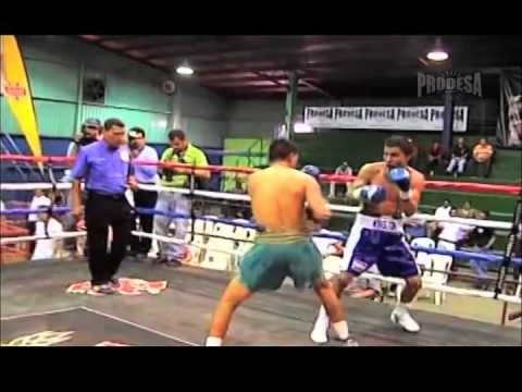 Pelea Winston Campos vs Moises Castro - Canal 6 - P2/3 - Videos Prodesa