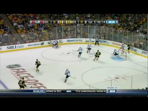 Ryan O'Byrne Huge Hit On Zdeno Chara (HD)