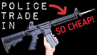 Rare Police trade in AR15. WHY ARE THEY SO CHEAP Rock river Lar-15