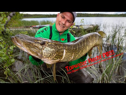 Topwater Hecht PB!!! Fängt OIivier Portrat wirklich einen 20 Pfünder nach dem anderen?