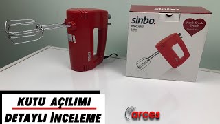 Sinbo SMX-2761 El Mikseri Karıştırıcı Kırmızı  🍫 El Mikseri Ürün İnceleme ❗ Kutu