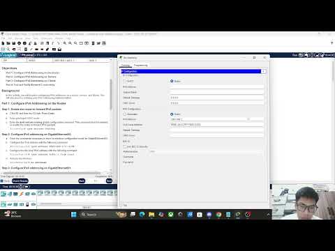 12.6.6 Packet Tracer - Configure IPv6 Addressing