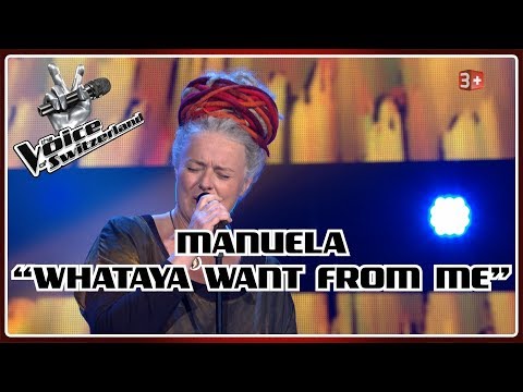 Manuela Oesch - Whataya Want From Me | Blind Auditions | The Voice of Switzerland