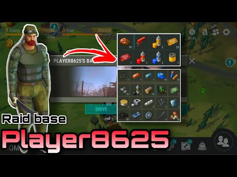 Raid base Player8625 | RaidTime ปล้นกันเถอะ | LDOE | Last day on earth : Survival