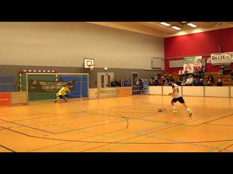 Elmeterschießen um den Turniersieg beim Audi und Sparkassen-Cup.