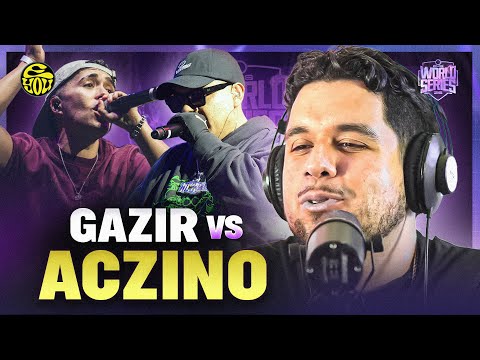 ¡ACZINO LO VUELVE A HACER! ¡NADIE PUEDE LLEGARLE AL GOAT! - Reacción a GAZIR vs ACZINO - Tess