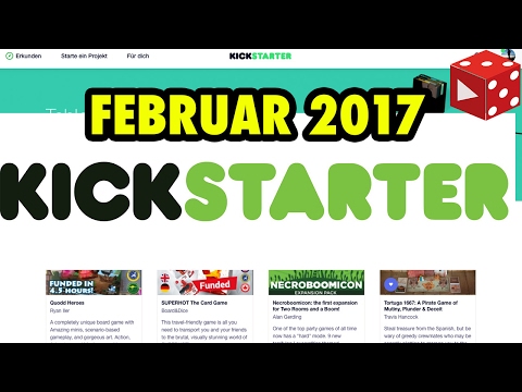 Kickstarter Überblick Februar 2017
