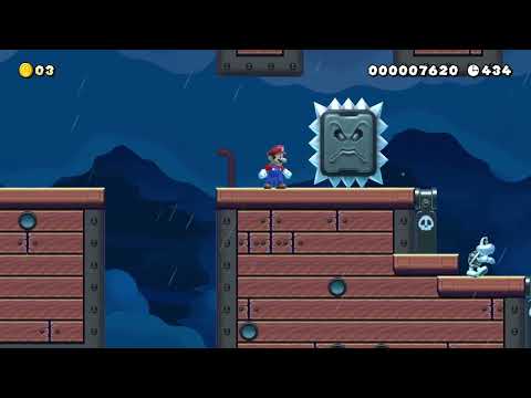 Boarding The Airship by br06 🍄 Super Mario Maker 2 ✹Switch✹ #boj