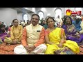 Om Sri Sai Balaji Temple Celebrates Sri Srinivasa Kalyanam at Monroe | New Jersey | USA | Sakshi TV - Video