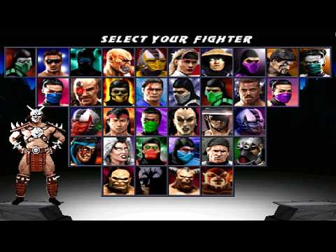 Mortal Kombat Trilogy (MK Komplete Edition) Shao Kahn Gameplay Playthrough