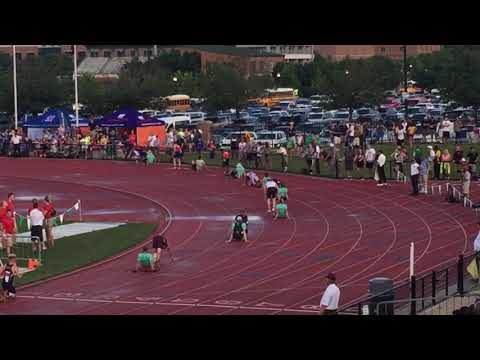 2018 Div 1 400m boys heat 2 State prelim Luke Finnegan Lane 4