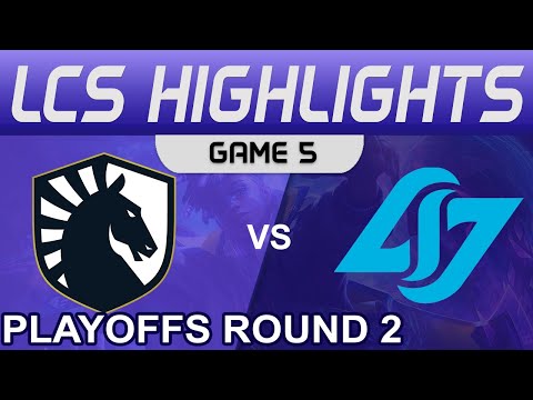 TL vs CLG Highlights Game 5 Playoffs Round 2 LCS Summer 2022 Team Liquid vs Conter Logic Gaming