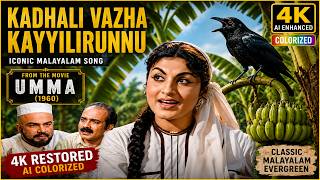 Download lagu Kadhali Vazha Kayyilirunnu | Umma (1960) | 4K AI Colorized & Restored Malayalam Song | colortv007 mp3