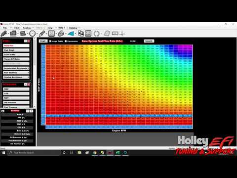 How to rescale for a different map sensor with Holley Efi
