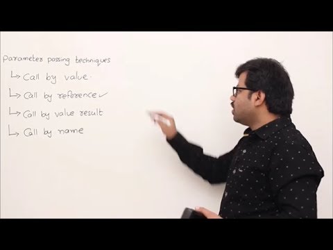 parameter passing techniques call by name