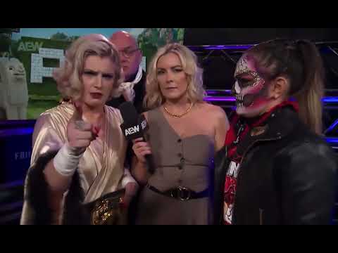 timeless toni storm and thunder rosa give birth to thundertits (while renee paquette is corpsing)