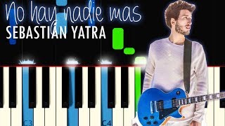 Sebastian Yatra - No Hay Nadie Mas Piano (My Only One) Tutorial Acordes Notas Musicales Karaoke