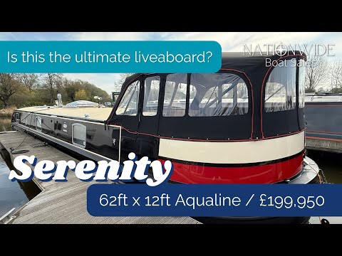 Widebeam for Sale - Serenity / 62ft x 12ft Aqualine