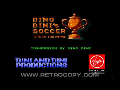 Dino Dini's Soccer Megadrive