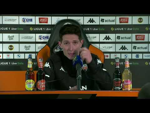 La réaction de Laurent Abergel après FC Lorient - Stade de Reims (1-0) 20-21