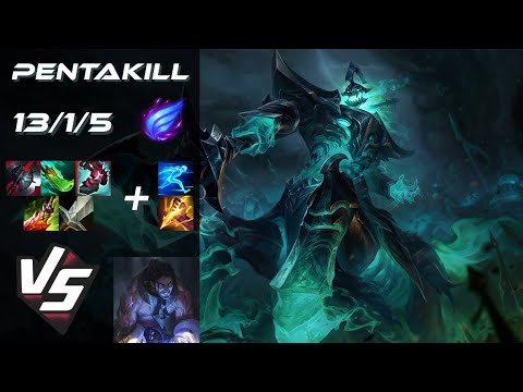 JUNGLE Hecarim vs Sylas [PENTAKILL] - NA Challenger Patch 25.20