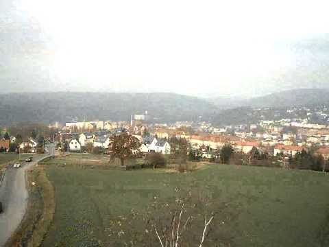 Wettervideo der Wettercam Irchwitz mit Blick auf Greiz am 15.11.2013, Freitag