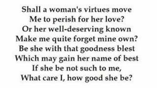 "Shall I Wasting In Despair" by George Wither (read by Tom O'Bedlam)