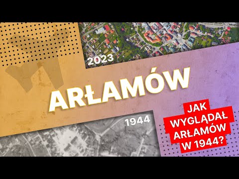Arłamów - Zobacz jak zmienił się przez lata | Porównanie zdjęć lotniczych z 1944 i dzisiaj