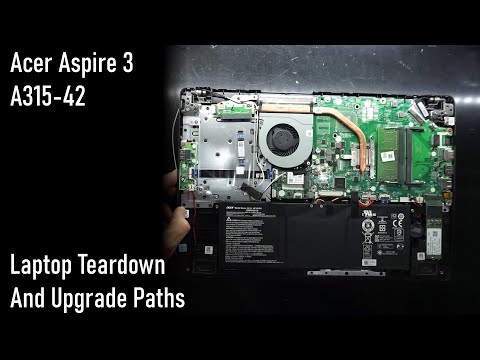 Acer Aspire 3 2020 (i3,i5,i7) Teardown and upgrade overview