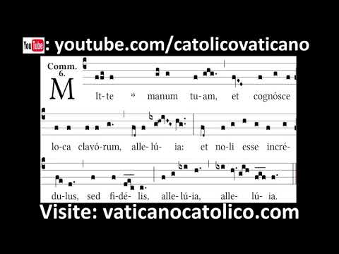 Mitte manum tuam | Canto Gregoriano | Gregorian Chant