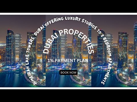 Luxurious Studio/1/2/3 BHK Apartments And Villas StartingAED 950K* Onwards  at Jumeirah Lake  Dubai