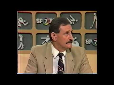 1985 Round 10 Three Quarter Time QAFL and Highlights VFL