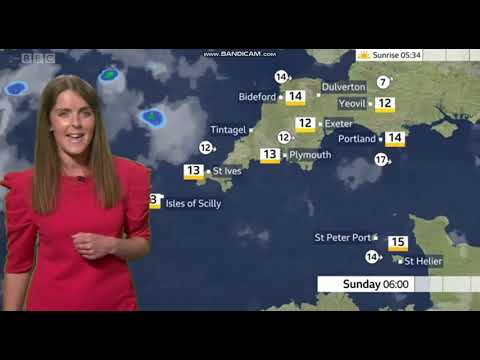 Alex Osbourne BBC ONE Spotlight weather July 25th 2020 in HD! - 60 FPS