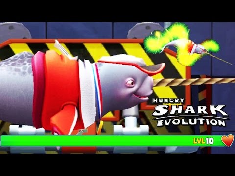 Hungry Shark Evolution - Natasha The Narwhal Max Level 10