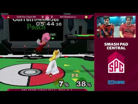 SPC 78 AMA Grand Finals - SAK|The Cheat (Luigi) vs BXT|Napkins (Peach)